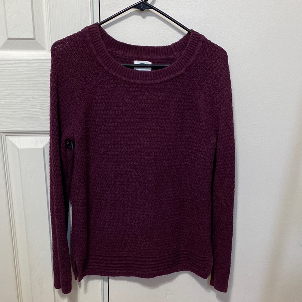 Women's Burgundy Sweater